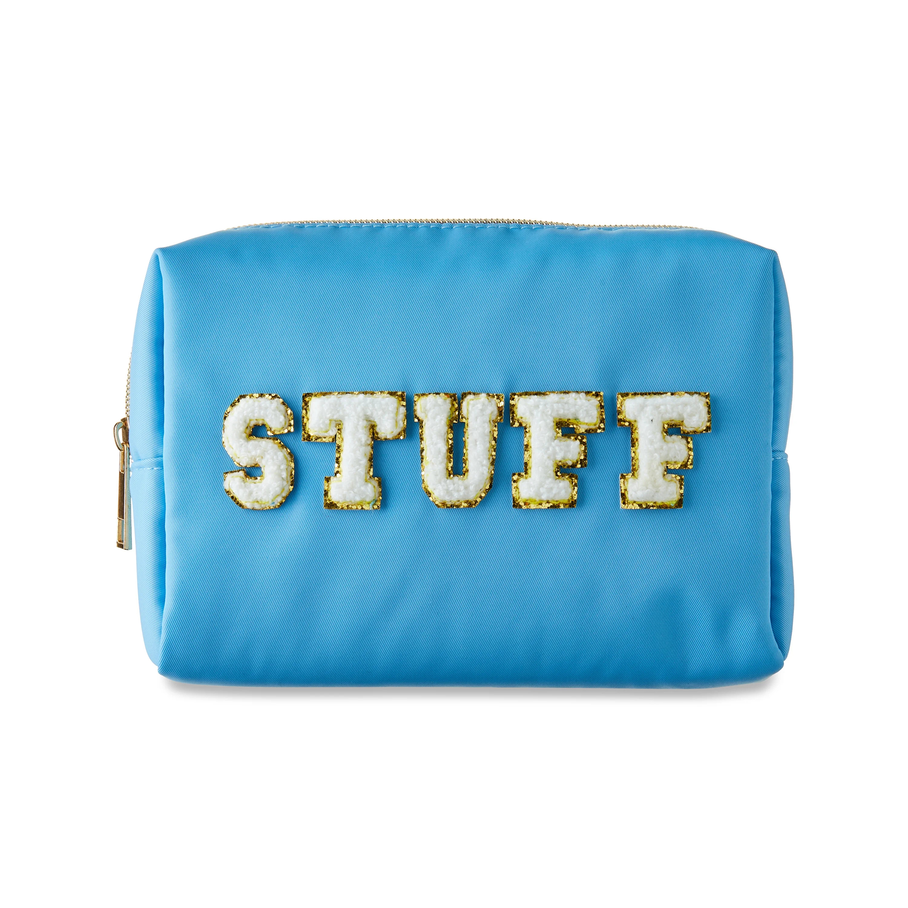 Nylon Cosmetic Bag, Blue Stuff | Walmart (US)