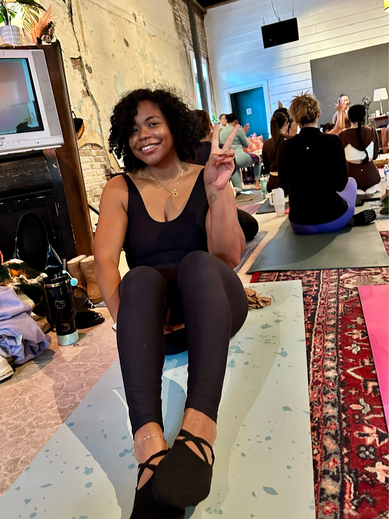 What I wore today during Pilates 

#LTKFitness