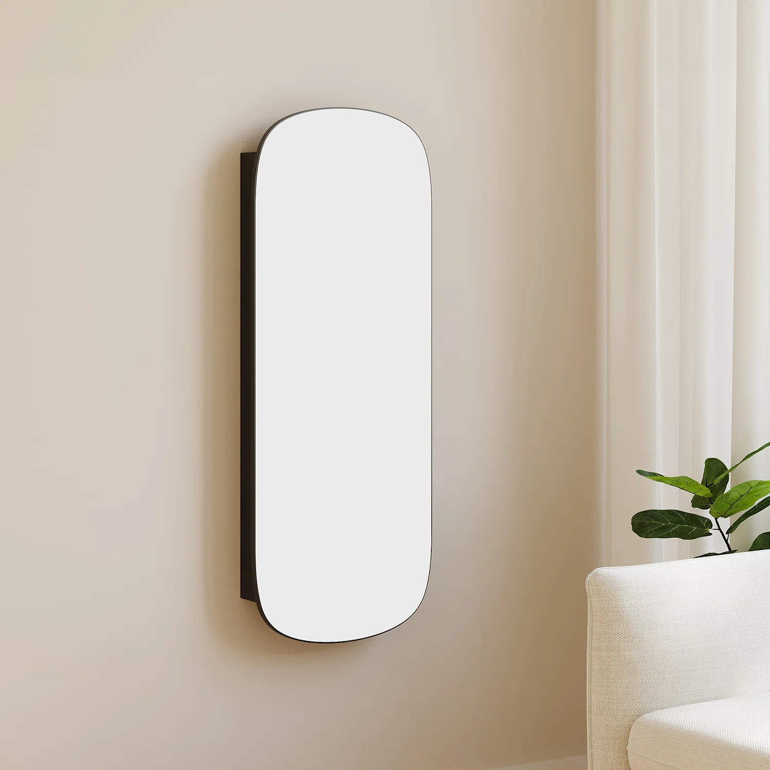 Jewelry Organizer, LED Jewelry Cabinet Wall/Door Mounted | Wayfair North America