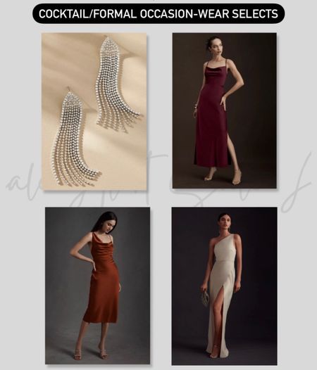 Some beautiful dresses for cocktail / formal occasions this winter & linked other selects!  

Dresses available in multiple colors 
Earrings sold out but linked similar  

#LTKstyletip #LTKHoliday #LTKparties