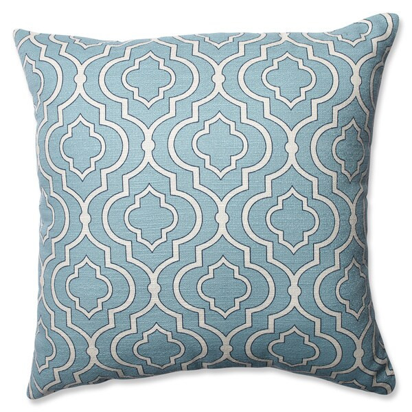 Pillow Perfect Donetta Aqua 18-Inch Throw Pillow | Bed Bath & Beyond