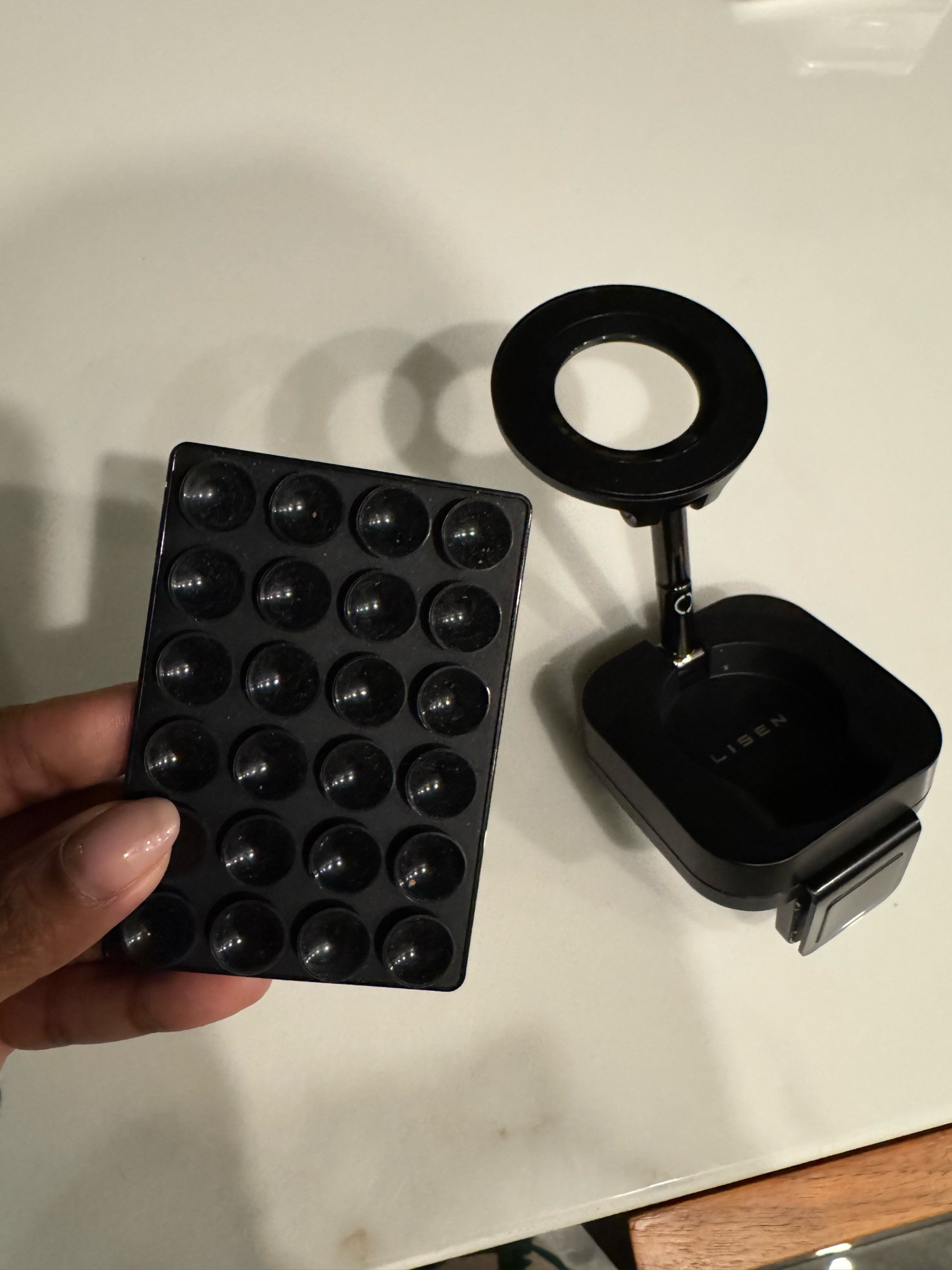 Tried 2 new products for content creation - magnetic suction for my phone & MagSafe phone holder while traveling. I preferred the MagSafe phone holder because I could attach it to my suitcase and go hands free. 

#LTKTravel