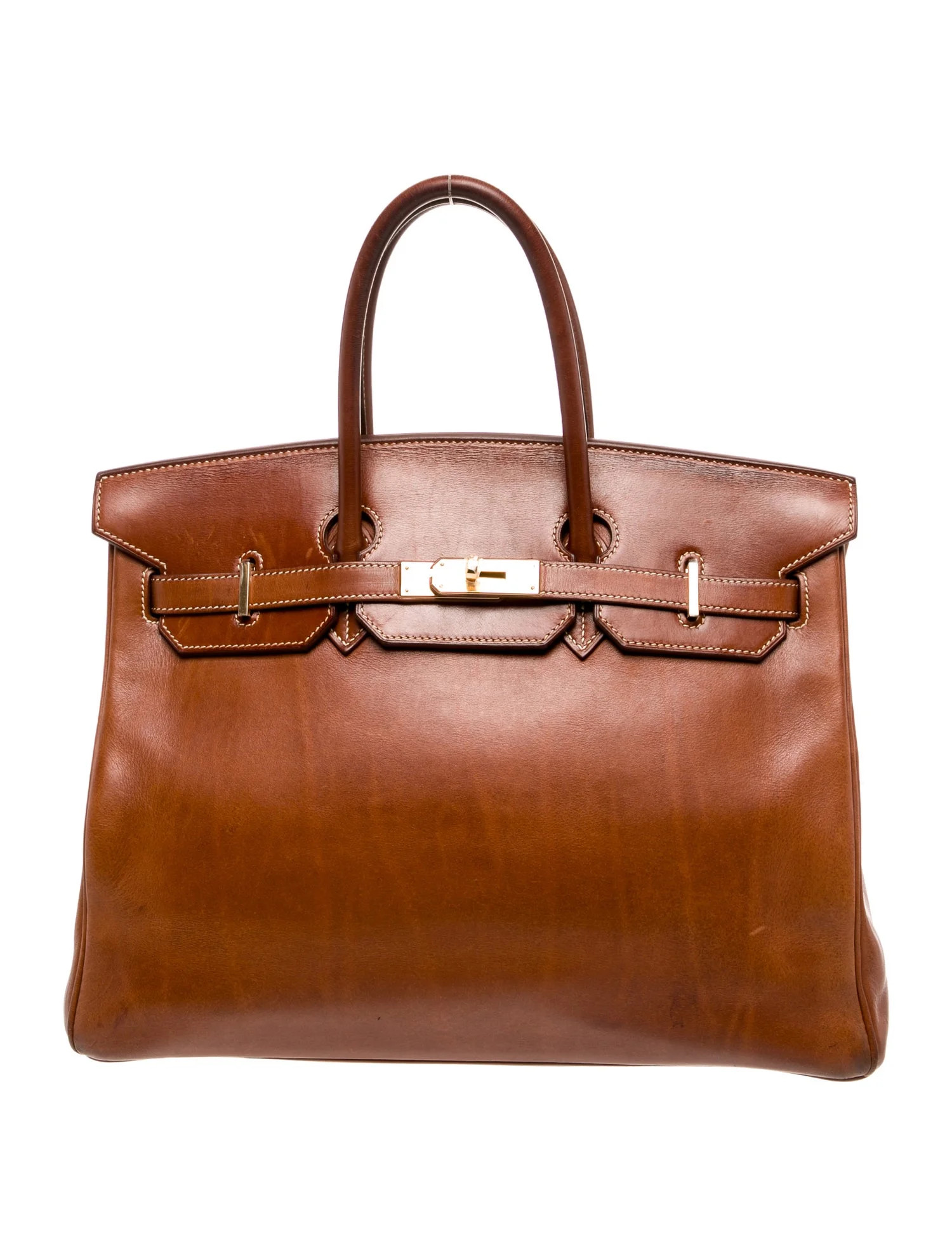 Hermès Barenia Birkin 35 - Brown Handle Bags, Handbags - HER802501 | The RealReal | The RealReal