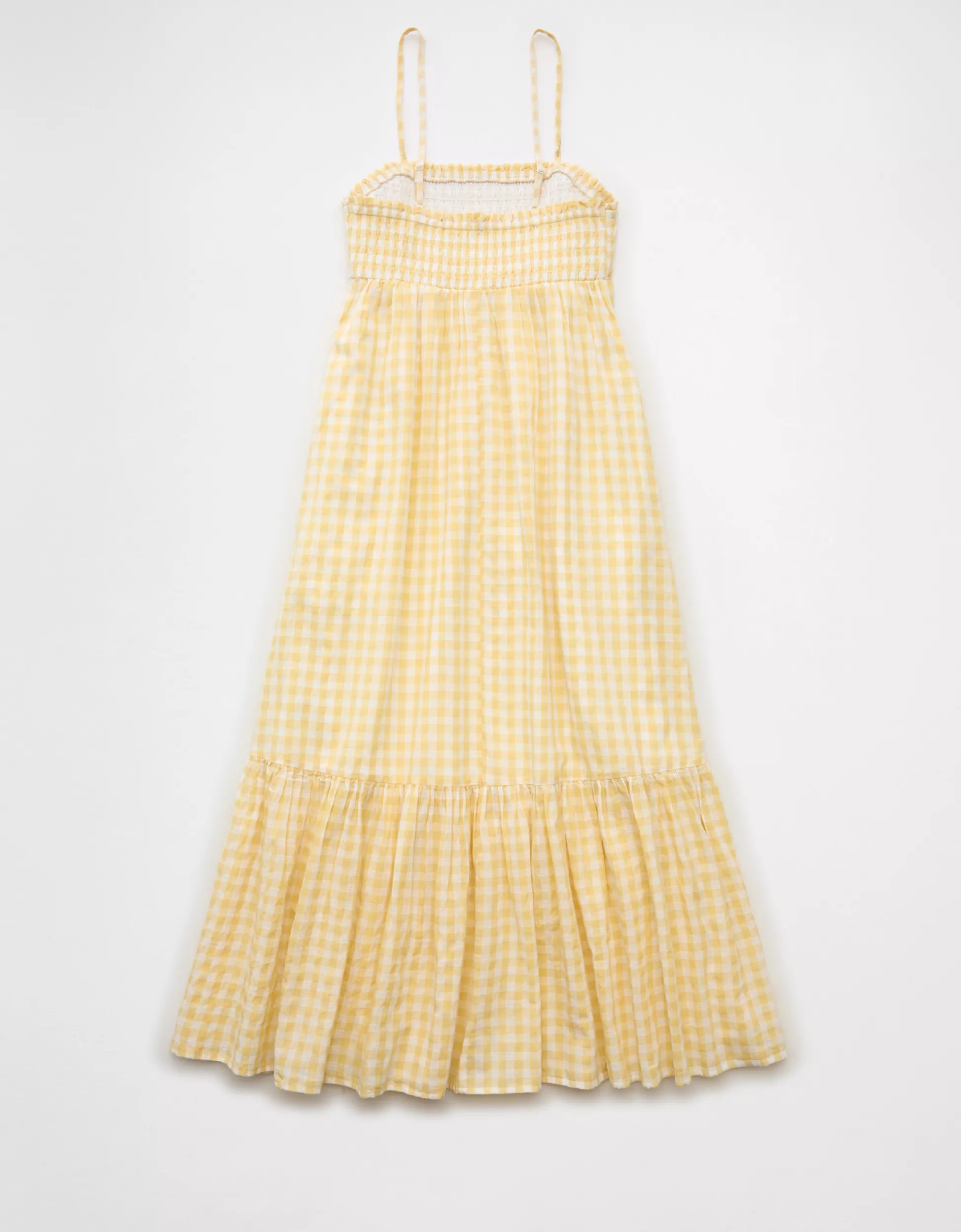 AE Smocked Babydoll Midi Dress | American Eagle Outfitters (US & CA)