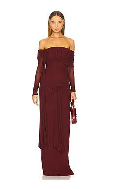 Deme by Gabriella Heloise Dress in Burgundy from Revolve.com | Revolve Clothing (Global)