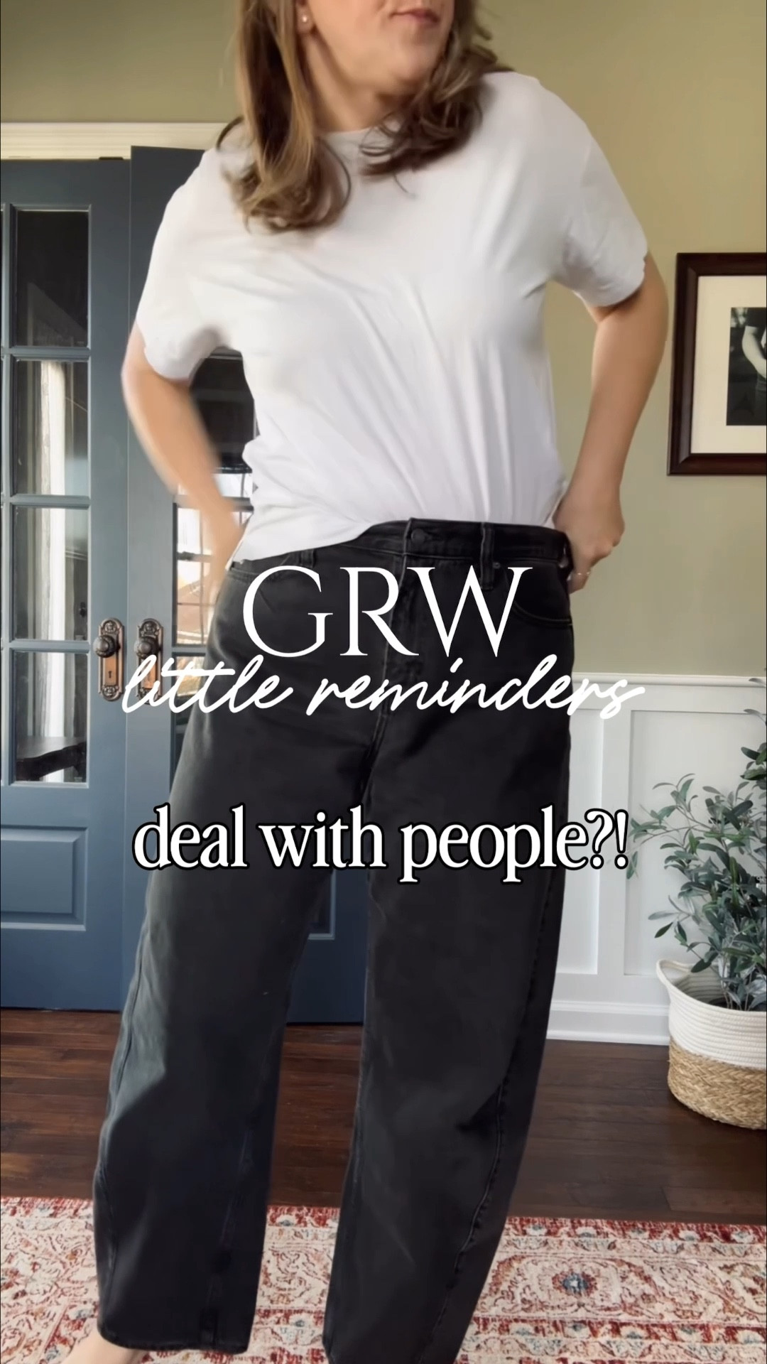 GRW - little reminders (day 2) 

Tee- Old Navy - 100% cotton - tts
Jeans- Gap - tts 
Socks- le bon shoppe 
Sweatshirt - Clare V - this is up a size but you don’t need to 
Shoes - Adidas 
Coat - Mango - sold out in most sizes - i like to go up a size in coats
Scarf - Target triangle scarf 
Bag- Abby Alley  


#LTKvlog #LTKstorytime #LTKgrwm