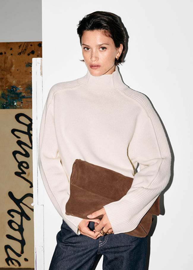 Folded Suede Clutch | & Other Stories US