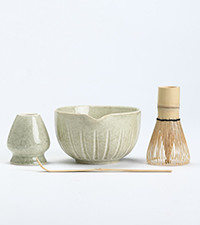 TANG PIN Matcha Set - Match Bowl with Spout and Whisk, 15 OZ, Matcha Scoop | Matcha Whisk Stand (Chasen Holder) - 4pc Perfect Matcha Kit for Matcha Tea Ceremony (Mottled Green) | Amazon (US)