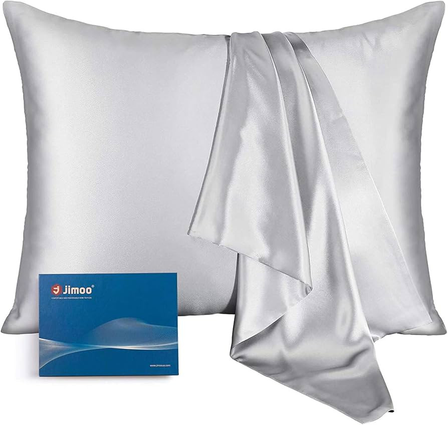 Natural Silk Pillowcase for Hair and Skin with Hidden Zipper, 22 Momme, 600 Thread Count 100% Mul... | Amazon (US)