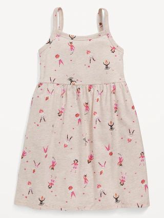 Printed Sleeveless Fit and Flare Dress for Toddler Girls | Old Navy (US)