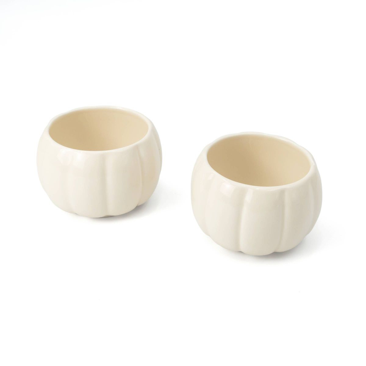 2pk Pumpkin Ramekins Cream - Bullseye's Playground\u2122 | Target