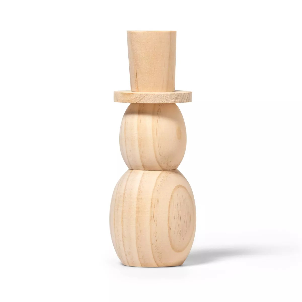 7" Wood Turning Base Snowman - Mondo Llama™ | Target