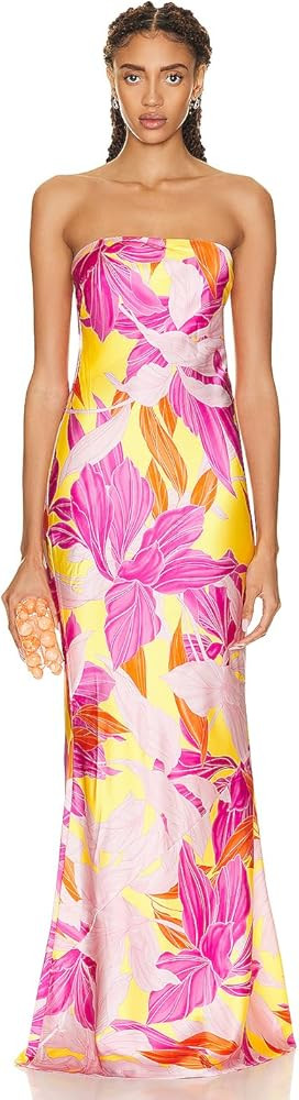 Y2K Floral Print Spaghetti Strap Bodycon Maxi Dress for Women Cutout Long Dress Sexy Backless Sum... | Amazon (US)