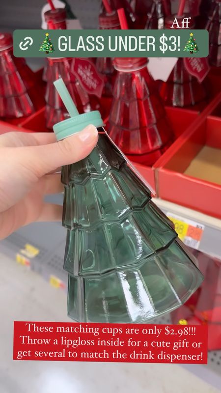 Gift idea under $5! These tree glasses are only $2.98 at Walmart! They match a Christmas tree drink dispenser, but would also make such cute gifts! I'd add in a lipstick, lipgloss, cute pens, or even just add a bow! I love these so much, and I'll link the matching drink dispenser (only $16!).
..................
Stocking stuffer under $5, neighbors Christmas gift ideas, gift idea for neighbors, gift ideas for friends, favorite things party gift ideas, Christmas glass, Christmas cup, Christmas mug, gifts for friends, gift ideas for friends, gift ideas for teens, gift ideas for girls Walmart Christmas decorations Christmas party decorations, Christmas party favors

#LTKGiftGuide #LTKkids #LTKHoliday