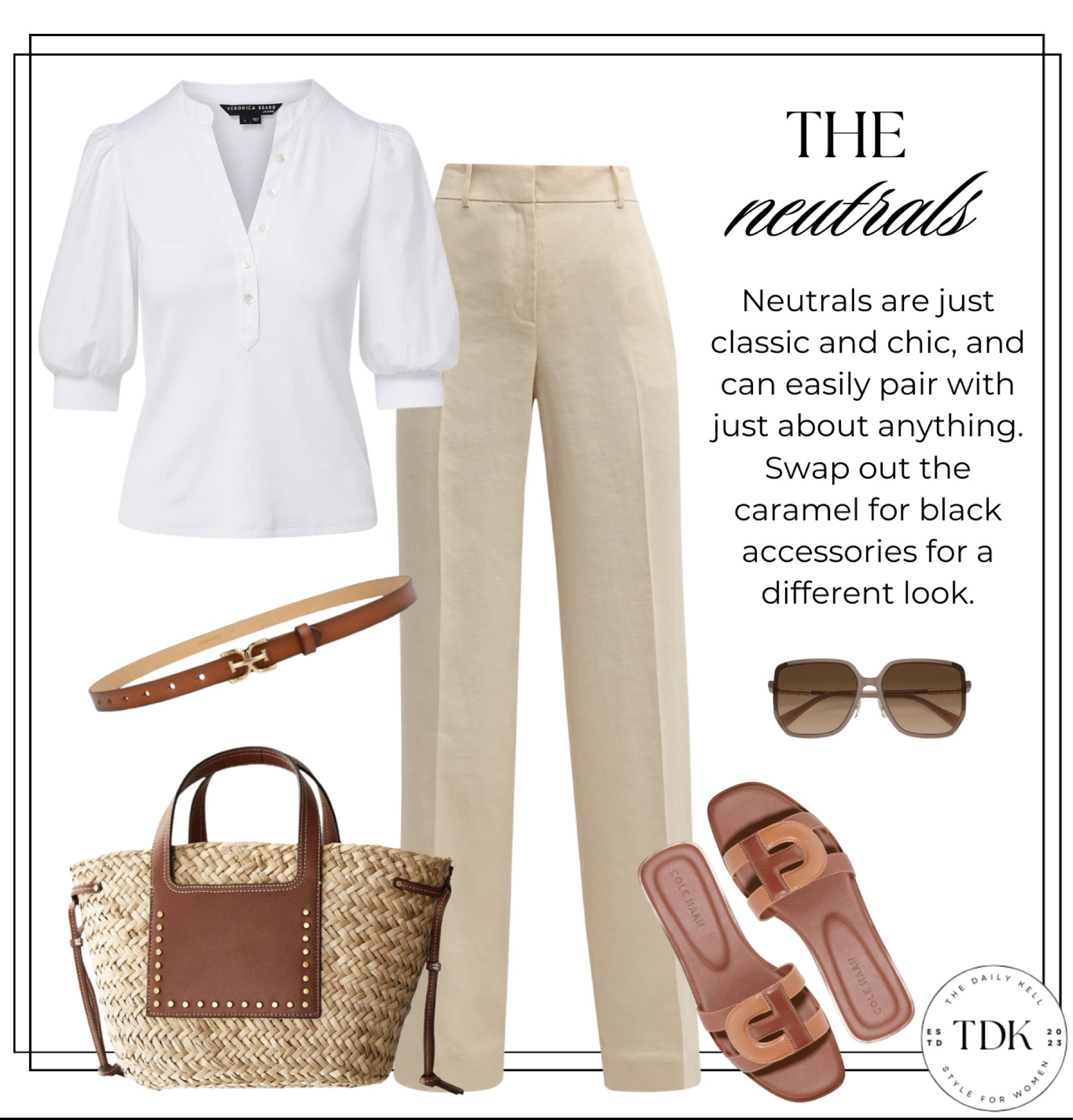 Embrace the versatility of a neutral palette in your wardrobe.

Just a change in accessory color makes it a whole new outfit and style.

#LTKWorkwear #LTKStyleTip #LTKOver40