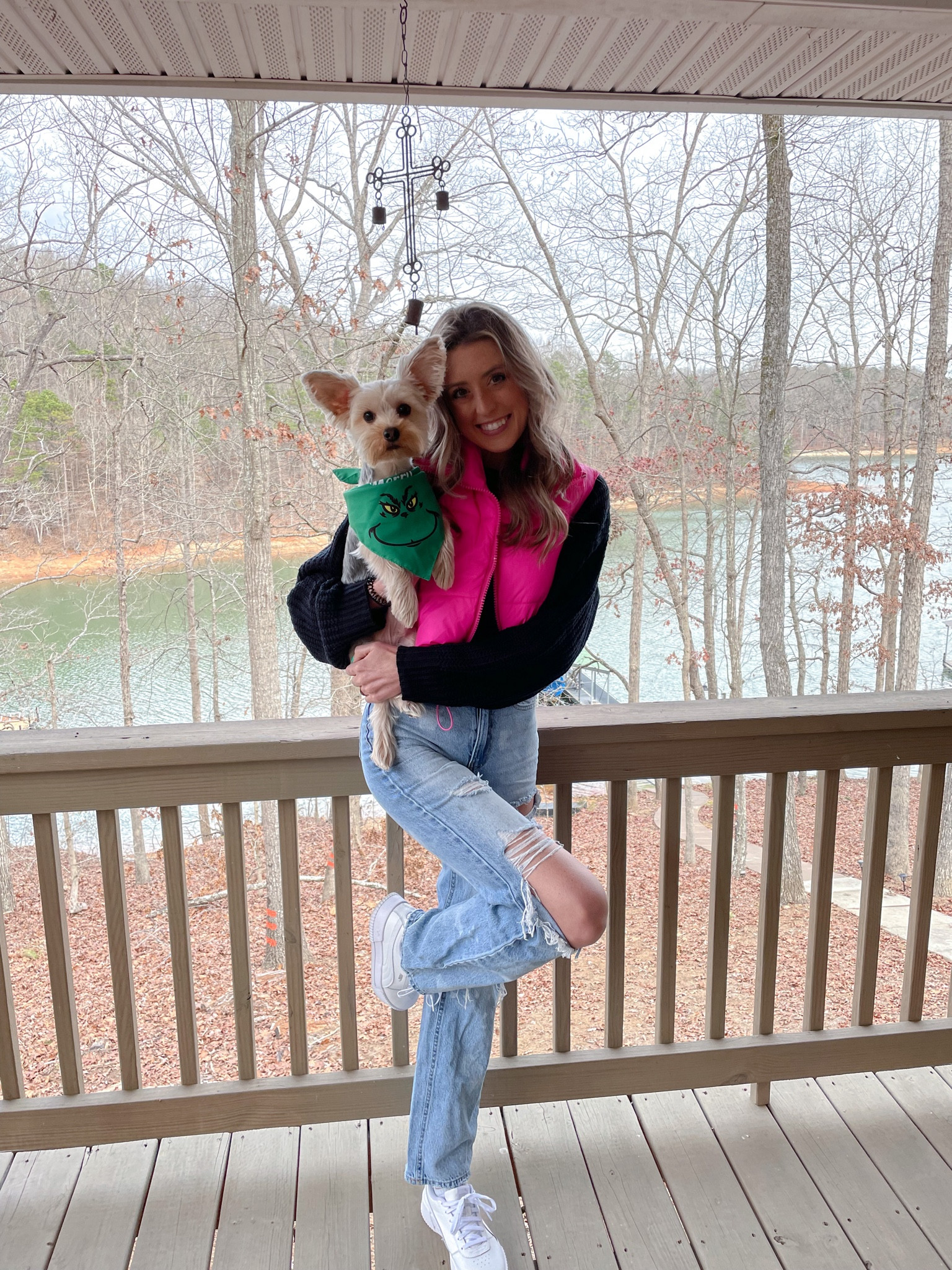 puffer vest from amazon but a similar one linked! 

#LTKSeasonal #LTKunder100 #LTKstyletip