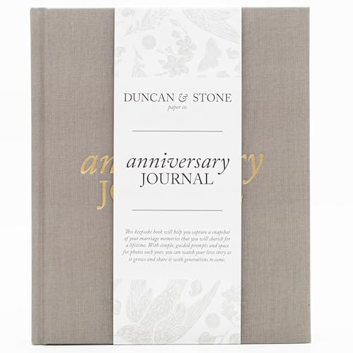 Wedding Anniversary Journal (Taupe,189 Pages) - Anniversary Journal for Couple - Wedding Notebook & Photo Album - Wedding Memory Book to Capture Moments | Amazon (US)