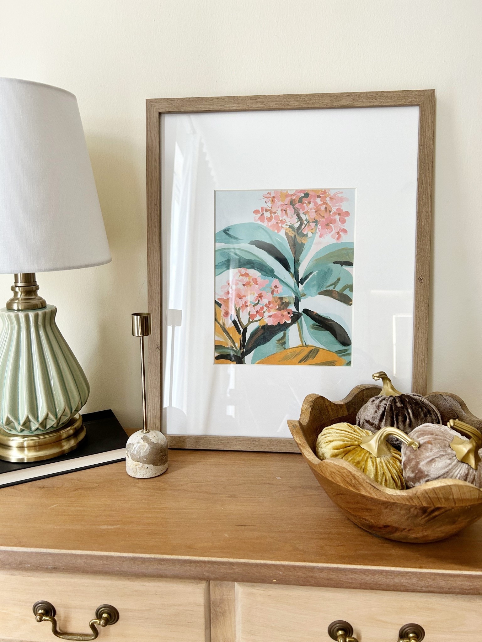 Took today to change up some stuff around the house. Lamp was a Home Sense find, and pumpkins are old from Hobby Lobby  

#LTKFindsUnder100 #LTKHome #LTKFindsUnder50