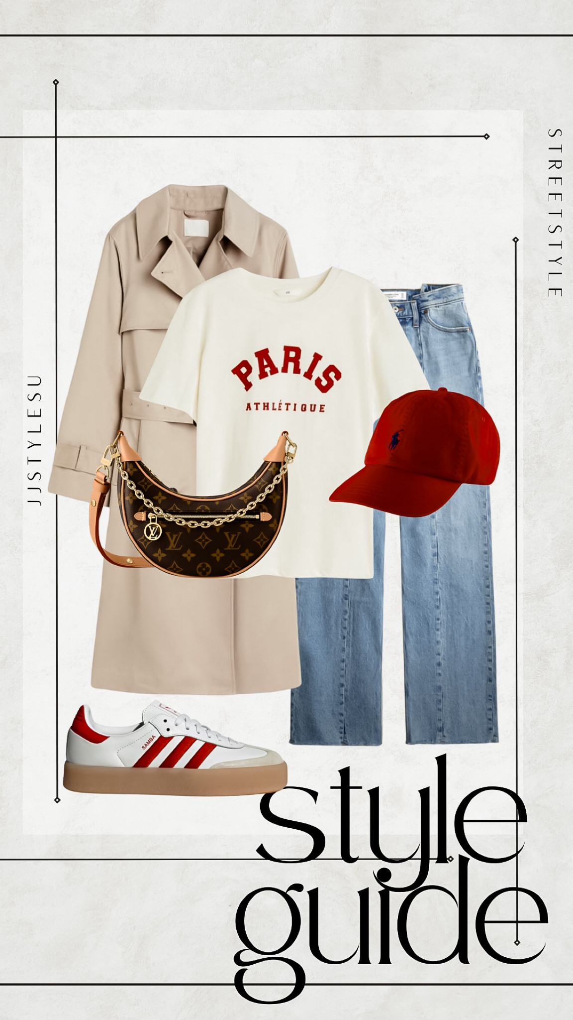 ˢᵀᵞᴸᴱ ᴱᴰᴵᵀ
Trench Coat | Paris Tee | Baggy Jeans| Sambas 

Tap Below to Shop ♥️



#LTKstyletip #LTKSeasonal #LTKshoecrush