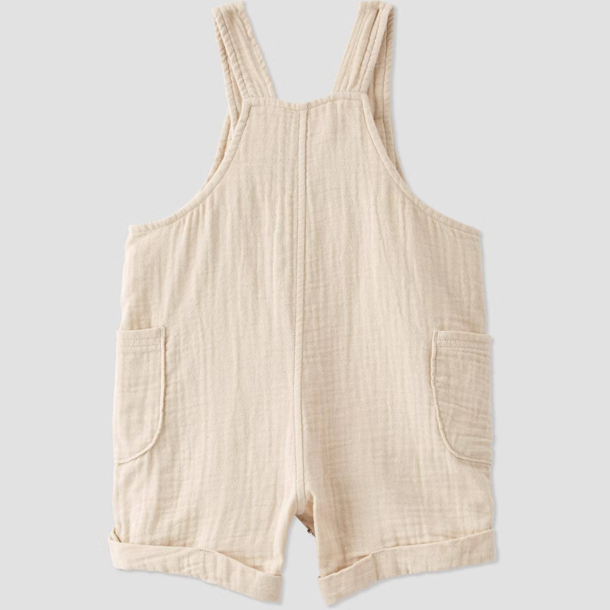 Little Planet by Carter’s Organic Baby Oatmeal Shortalls | Target