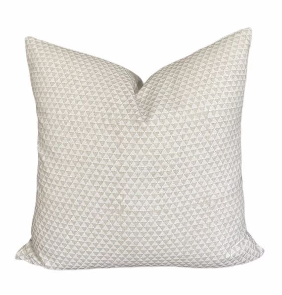 Walter G Textiles Designer Pillows //huts Chalk Linen // - Etsy | Etsy (US)