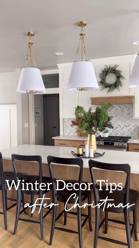Winter decorating home decor kitchen decor living room decor 

#LTKSeasonal #LTKhome #LTKstyletip