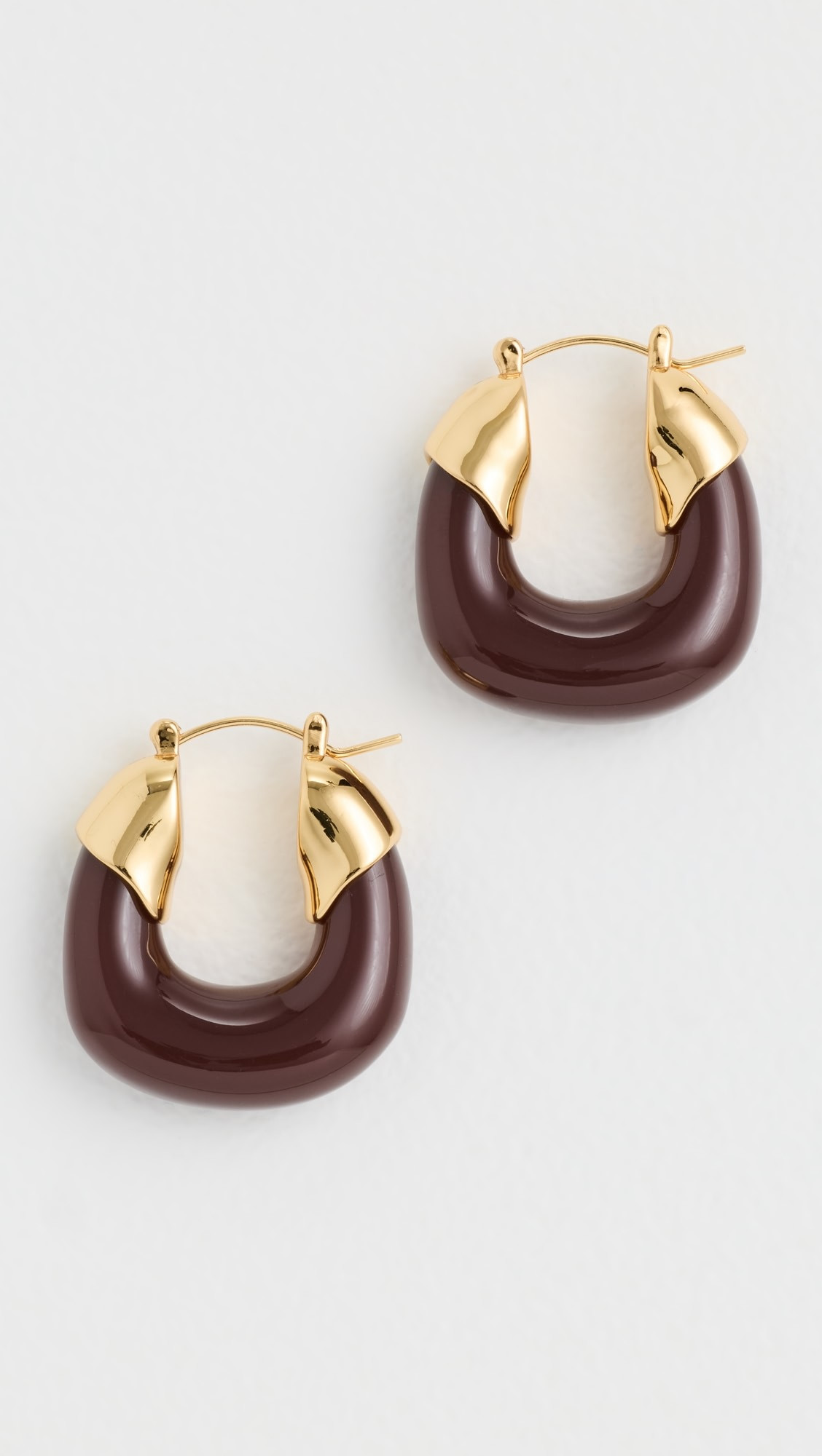 Mini Hoops In Espresso | Shopbop