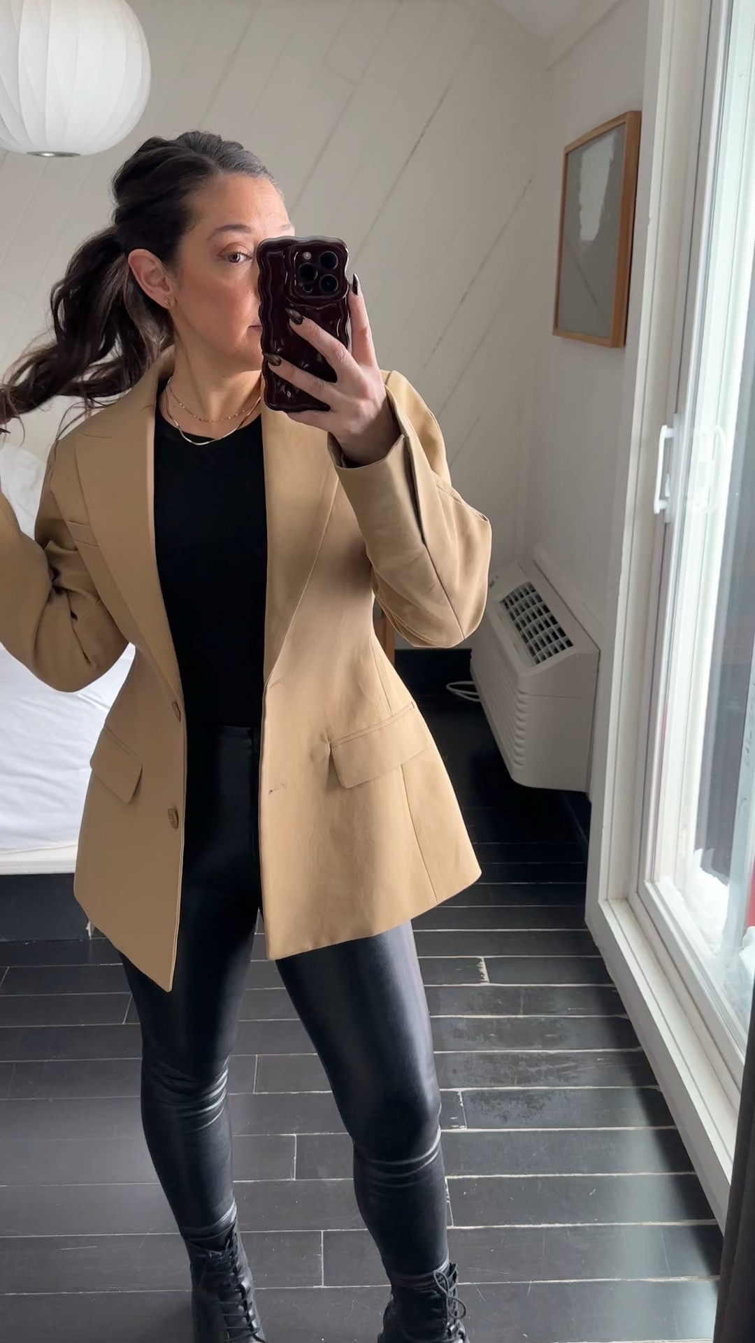 Leggings and a blazer are my go to when I’m out all day and then going to dinner  

#LTKHoliday #LTKootd #LTKgrwm