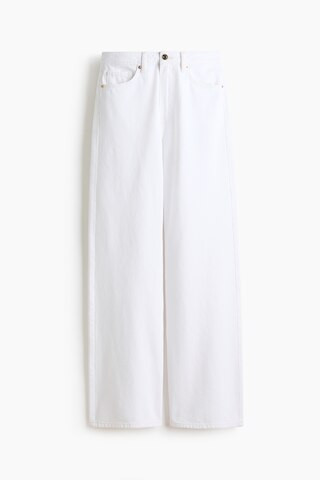 H & M - Wide High Waist Jeans - White | H&M (UK, MY, IN, SG, PH, TW, HK)