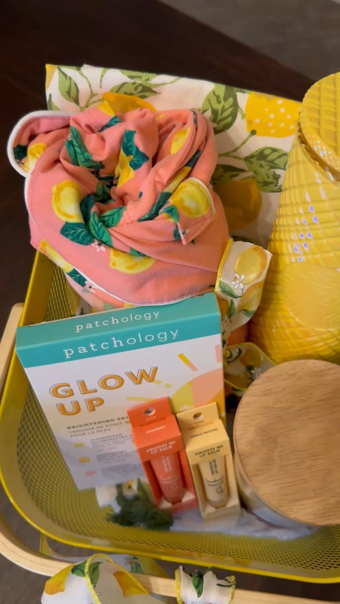 Gift Basket Idea! Teacher gift, birthday, gift for her, lemon, pajama set, skincare, tumbler, candle, Mother’s Day. #gift #teachergift #mothersday #lemon #skincare

#LTKOver40 #LTKStyleTip #LTKGiftGuide