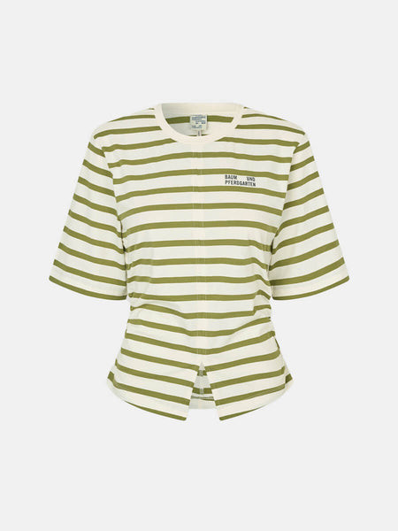 Baum und Pferdgarten Juma T-shirt - Green Stripe - Trouva | Trouva (Global)