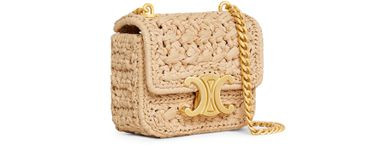 Mini chain Claude in raffia effect textile | 24S (APAC/EU)
