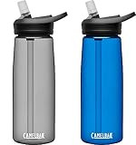 CamelBak eddy+ BPA Free Water Bottle 25 oz, 2-Pack, Charcoal / Oxford | Amazon (US)