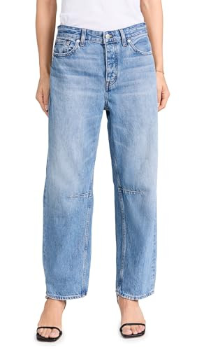 Madewell Women's The Darted Barrel-Leg Jean, Dobbins, 31 | Amazon (US)