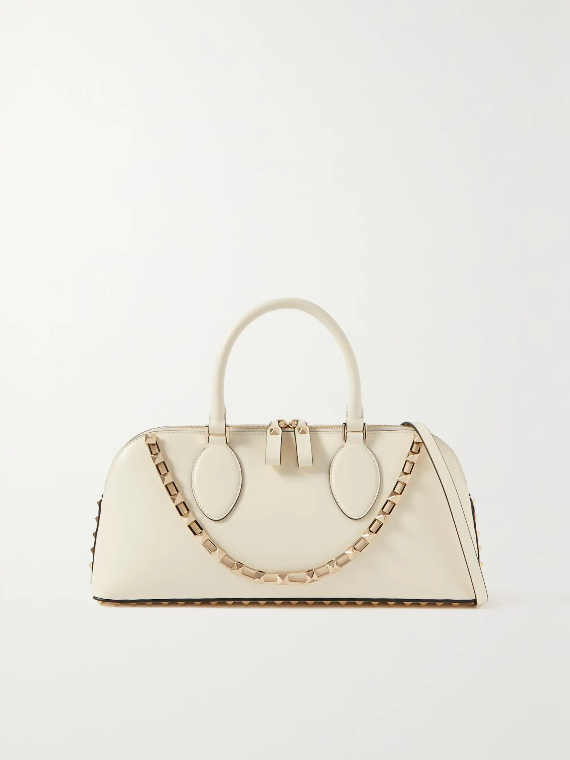 Rockstud leather tote | NET-A-PORTER (US)