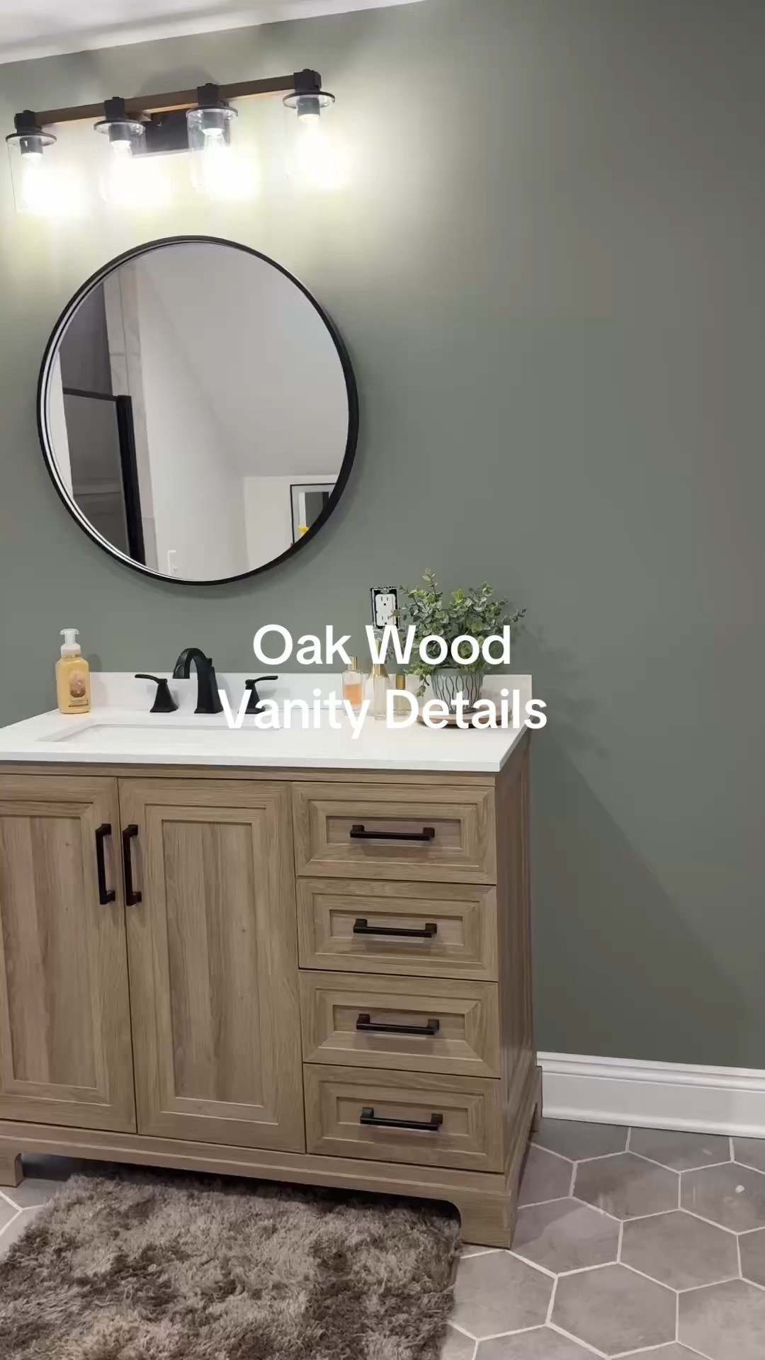 The perfect natural oak wood vanity! It has plenty of storage space and comes in multiple sizes! #vanity #bathroom #bathroomvanity #bathroomrenovation #aesthetic #neutralhome #homedecor

#LTKgrwm #LTKHome