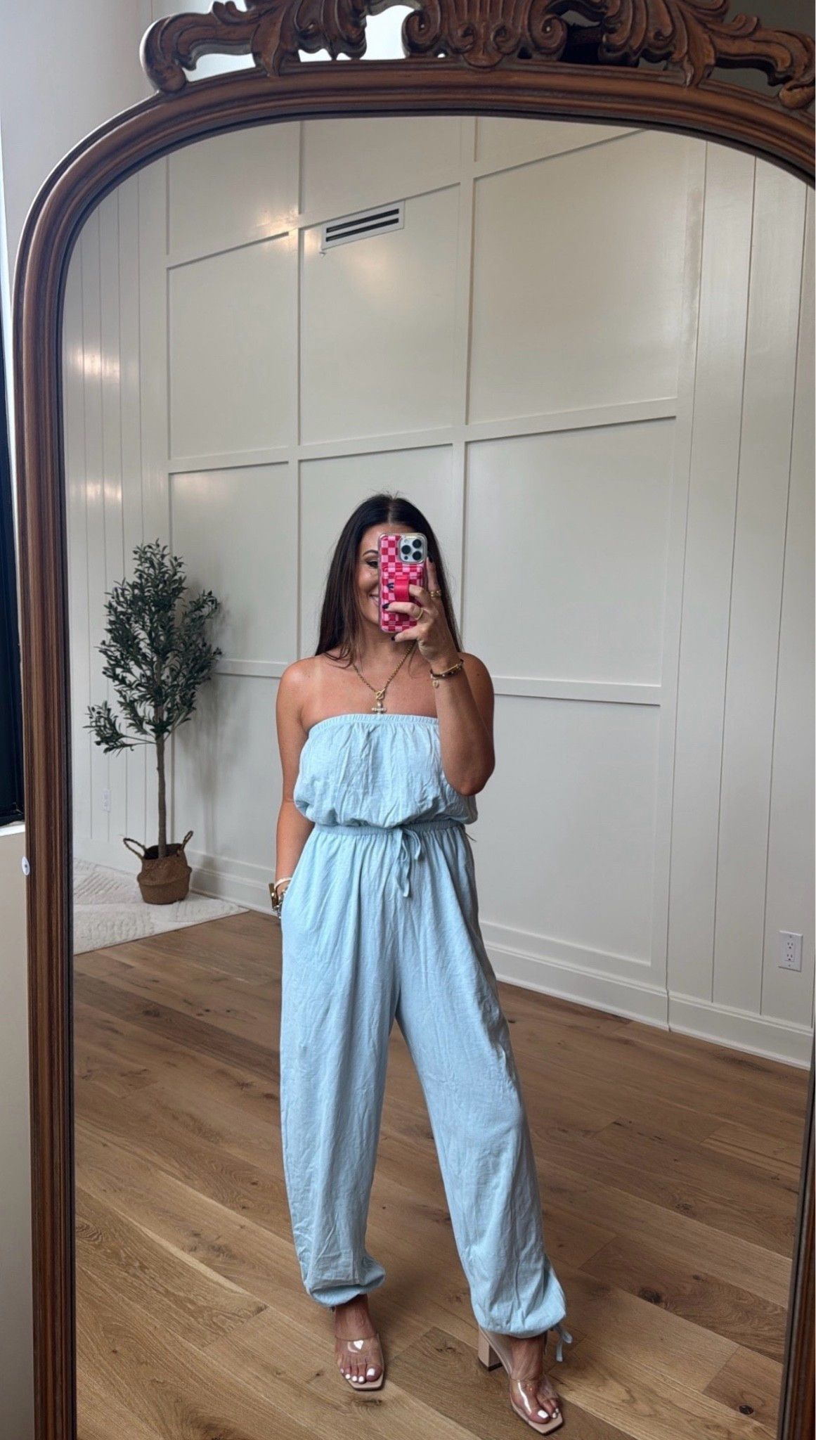This is one of those throw-on-and-go outfits that instantly makes you feel put together 💙✨ Easy, flattering, and perfect for everything from brunch to summer nights out! Paired it with simple accessories and let the color do all the work 👏 Linked all the details!

#LTKStyle #LTKFinds #JumpsuitStyle #BlueOutfit #SummerStyle #EffortlessStyle #OOTD #FashionFinds #CasualChic

#LTKdayinmylife #LTKootd #LTKmomlife