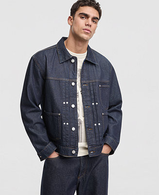 Men's Relaxed-Fit Riverside Trucker Jacket, Macy's Exclusive | Macy's