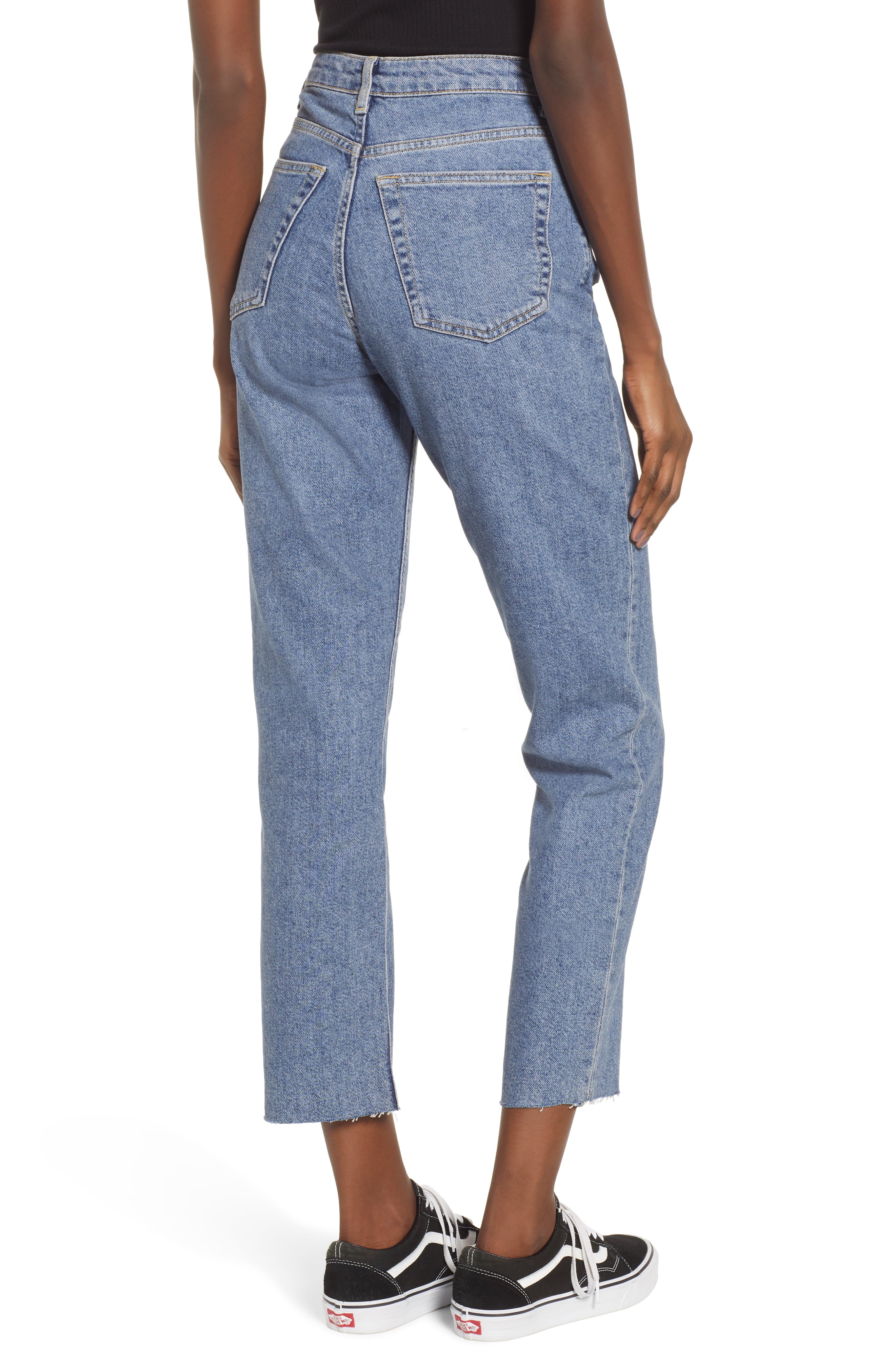 Raw Hem Straight Leg Jeans | Nordstrom