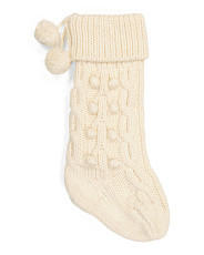 Knit Branches Stocking | TJ Maxx