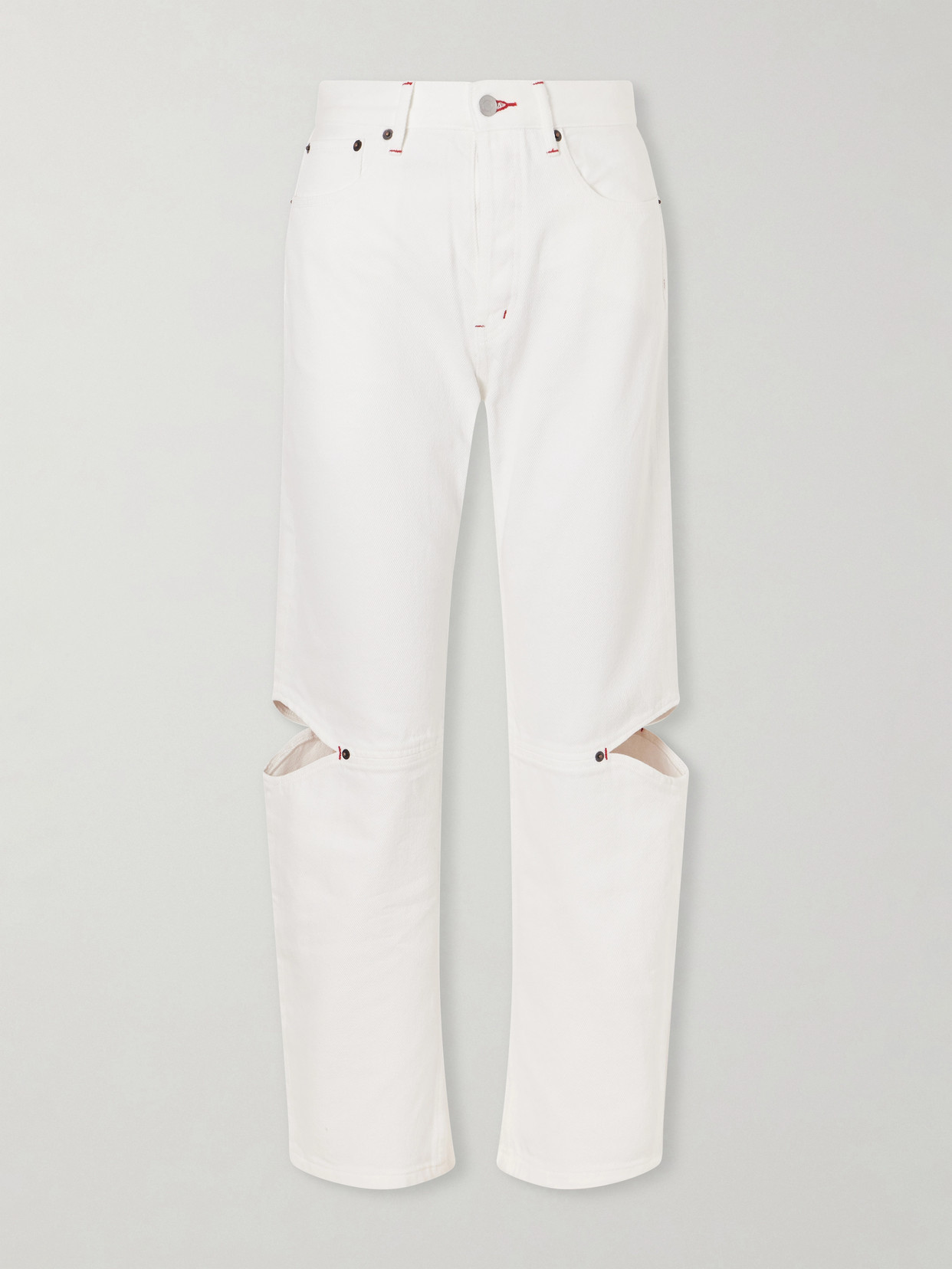 Still Here - Cowgirl Tapered Jeans - White | NET-A-PORTER (US)