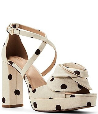 Ted Baker London Maddy Rose Polka Dot Rose Ornament Dress Sandals - 11 | Dillard's