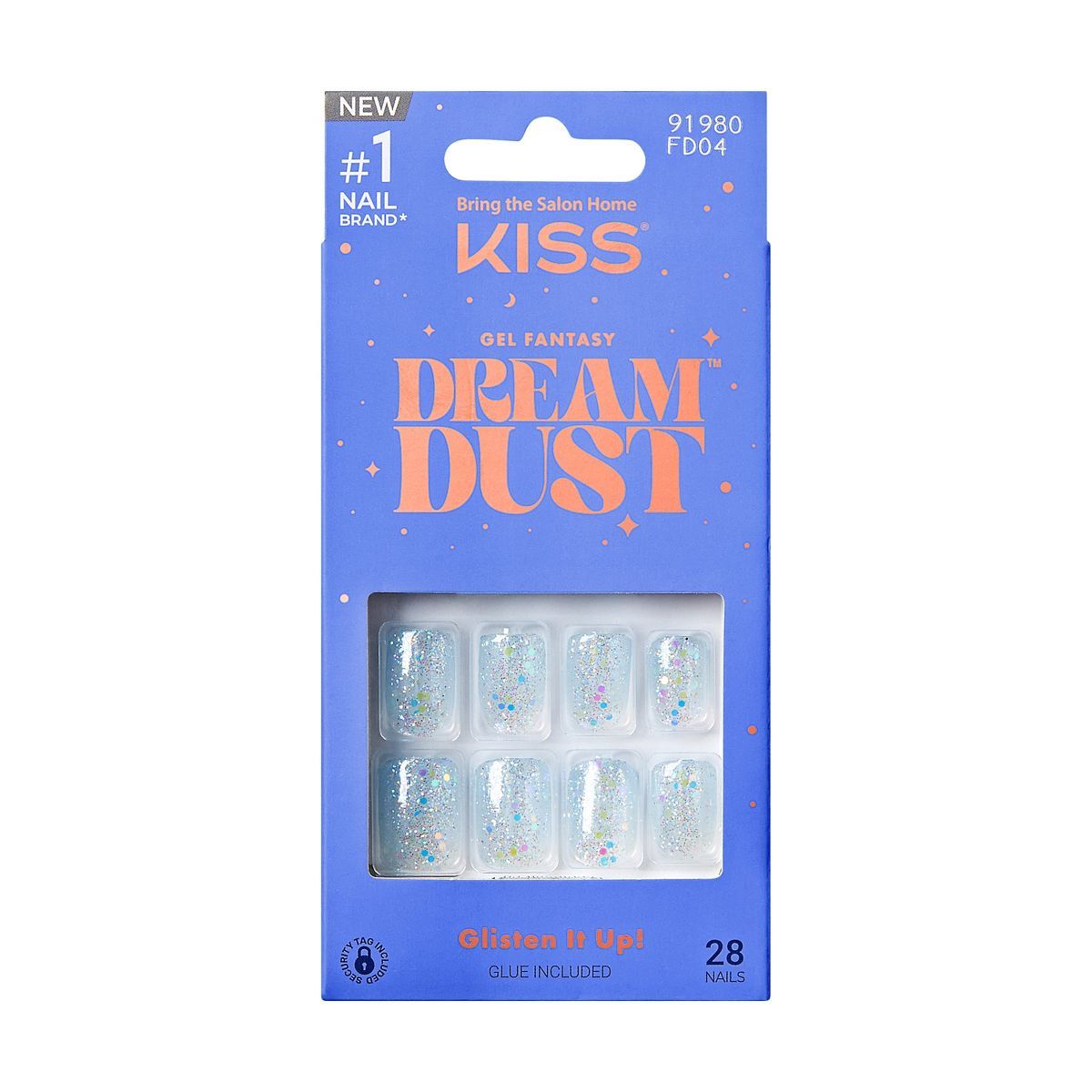 KISS Products Gel Fantasy Dreamdust Fake Nails - Champagnes - 31ct | Target
