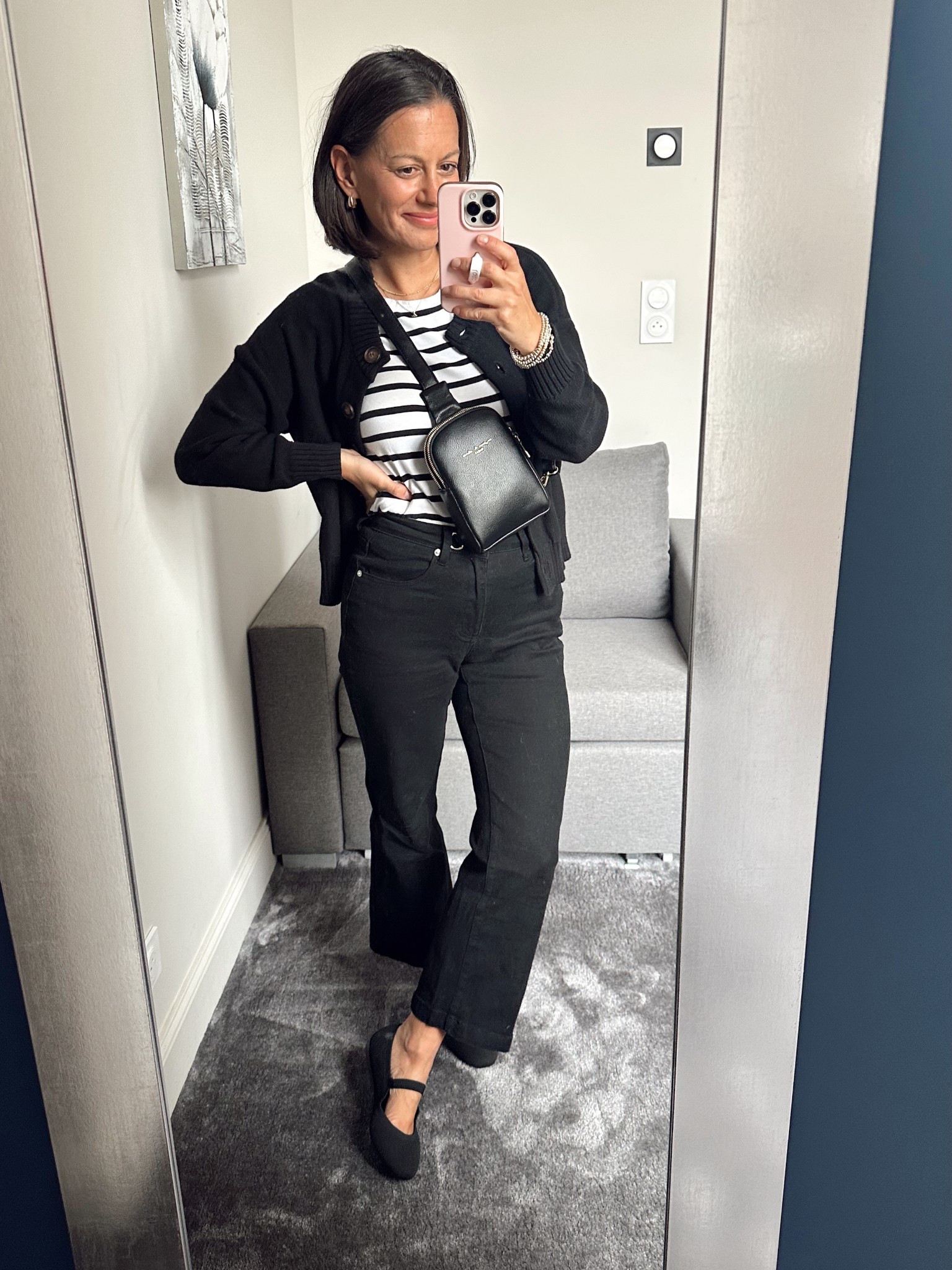 France outfit! 

Black jeans from Amazon, striped tee from Amazon and cardigan from Amazon! All run true to size!



#LTKPetite #LTKFindsUnder50 #LTKOver40
