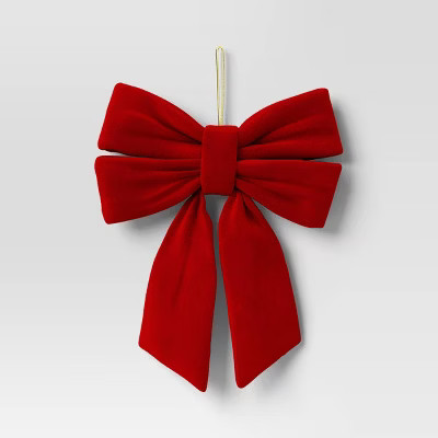12" Christmas Velvet Bow - Wondershop™ | Target