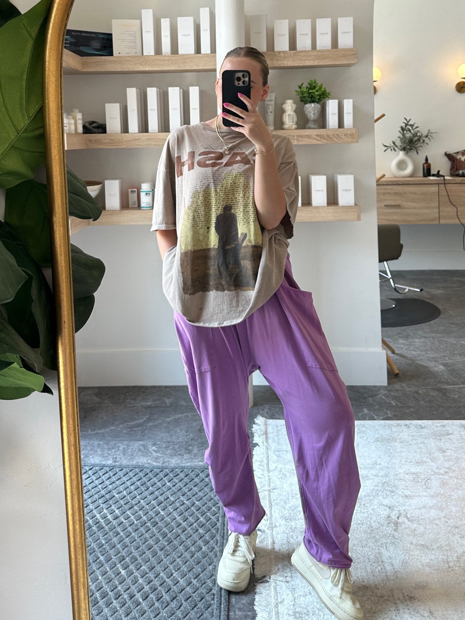 SALON OOTD
Comfy FP Onesie that comes in so many cute colors, oversized Urban tee, with AF Shadow Forces 💜

#LTKFind #LTKfit #LTKworkwear
