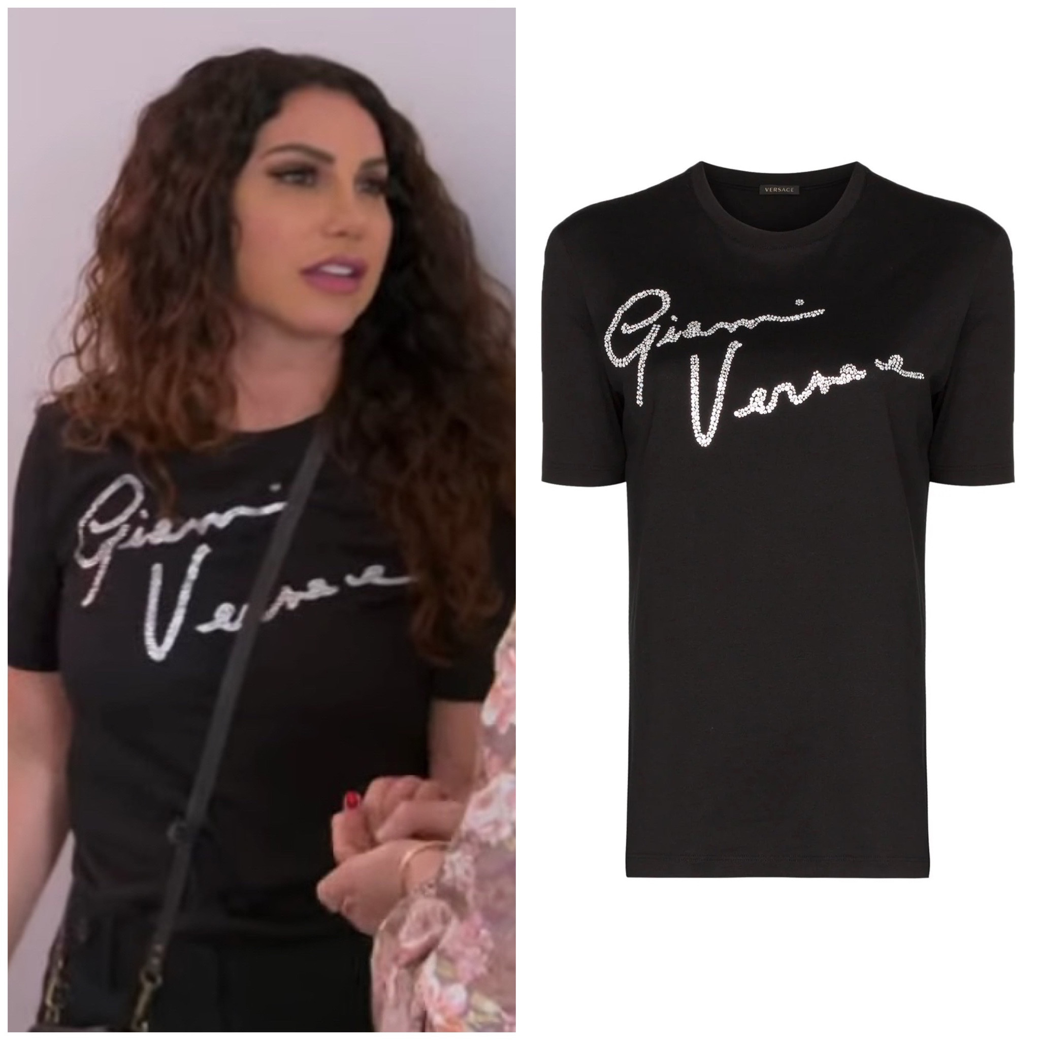 Jennifer Aydin’s Gianni Versace Signature T Shirt