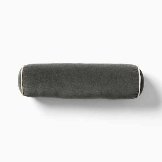Classic Cotton Velvet Bolster Pillow | West Elm (US)