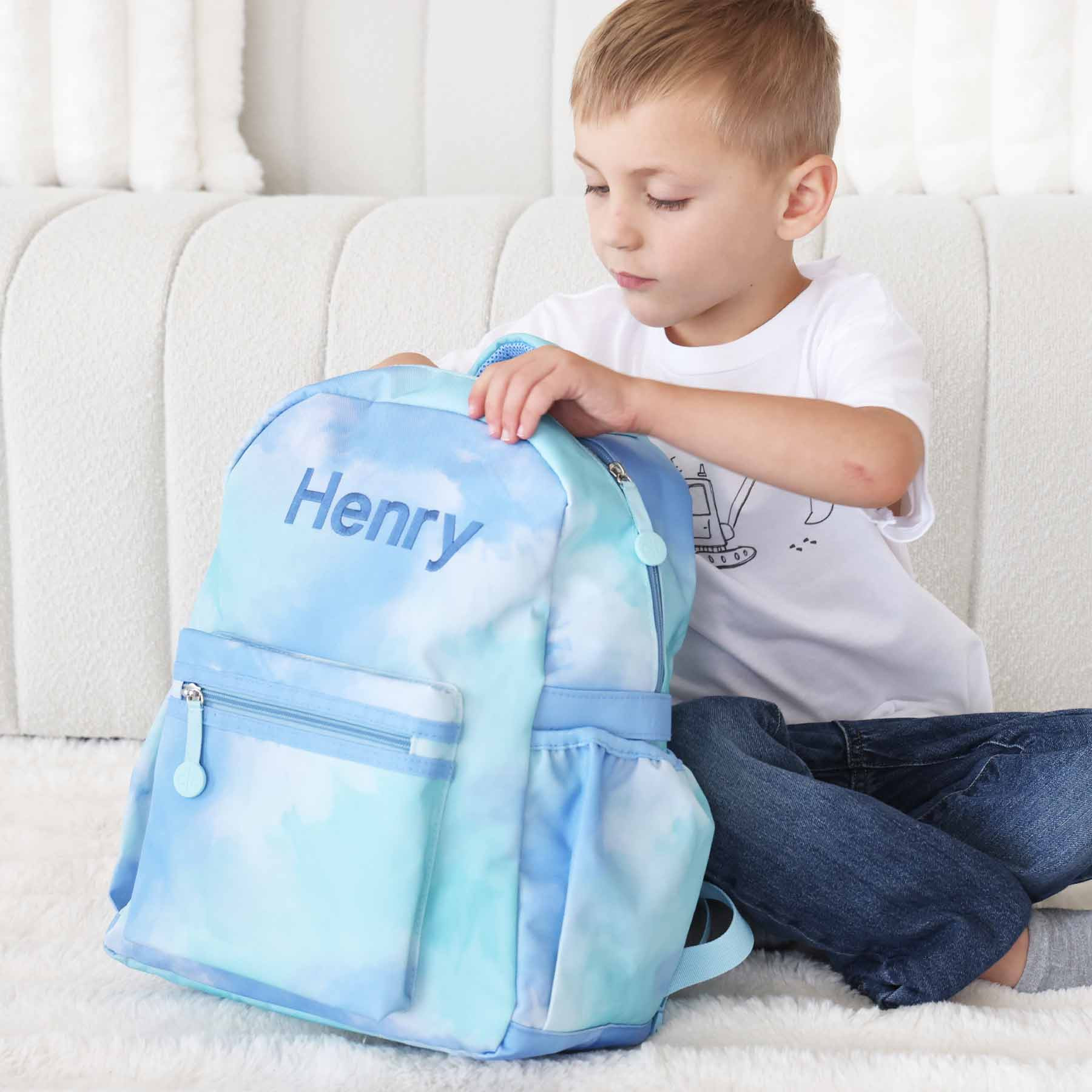 Kids Personalized Backpack | Tie-Dye Skies | Caden Lane