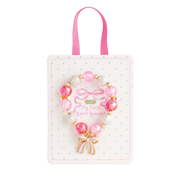 Pink Bow Ballet Bracelet | Mud Pie